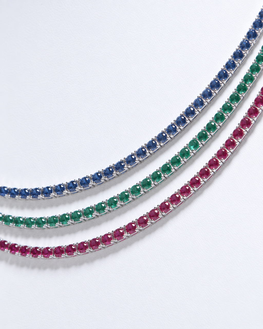 The Technicolor Tennis Necklace