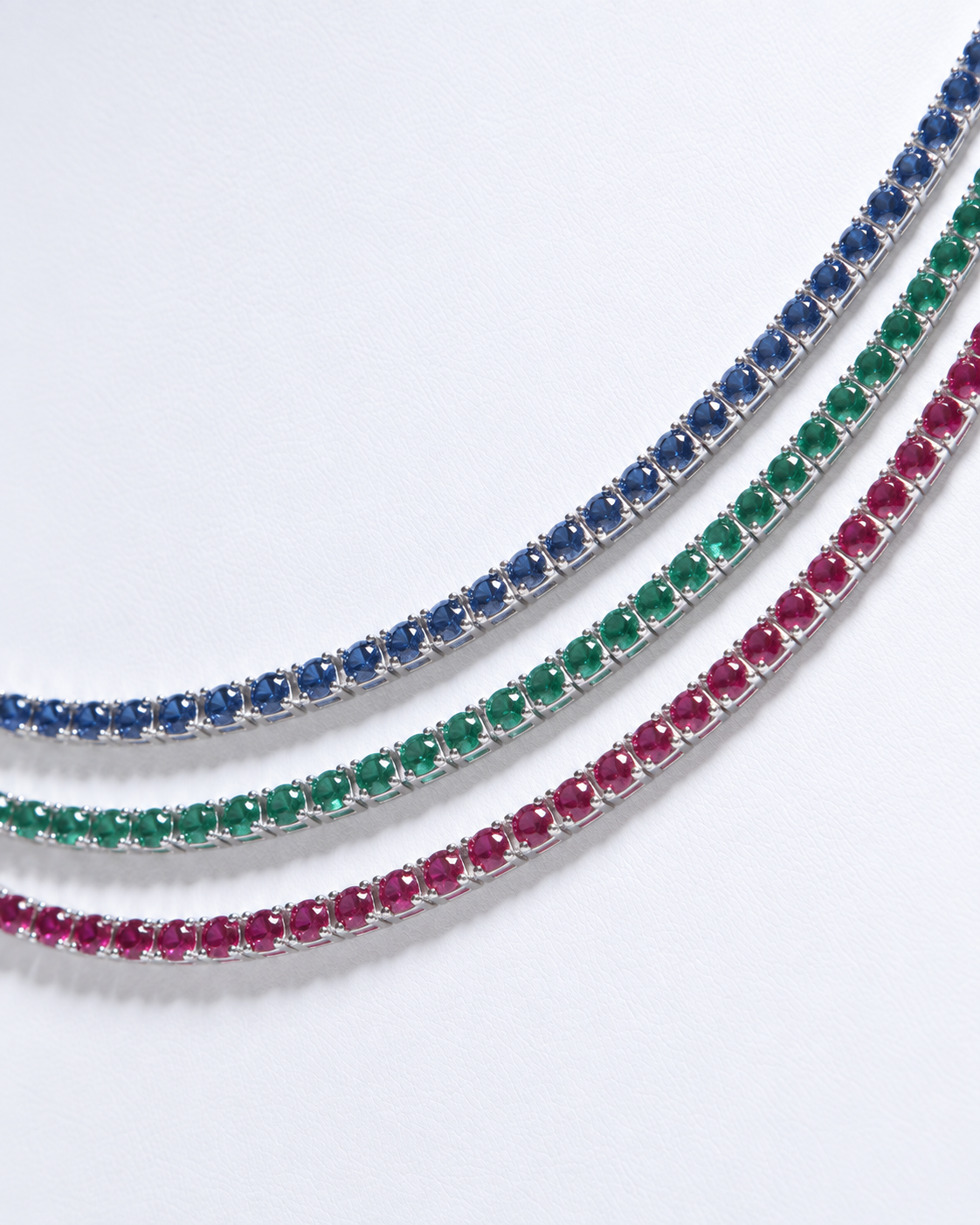 The Technicolor Tennis Necklace