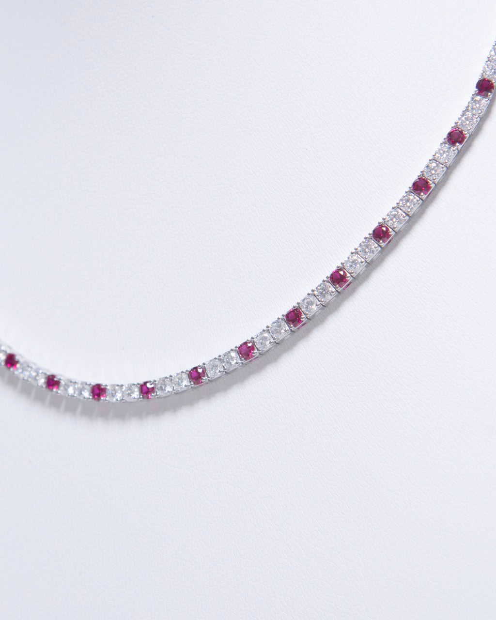 The Duet Tennis Necklace