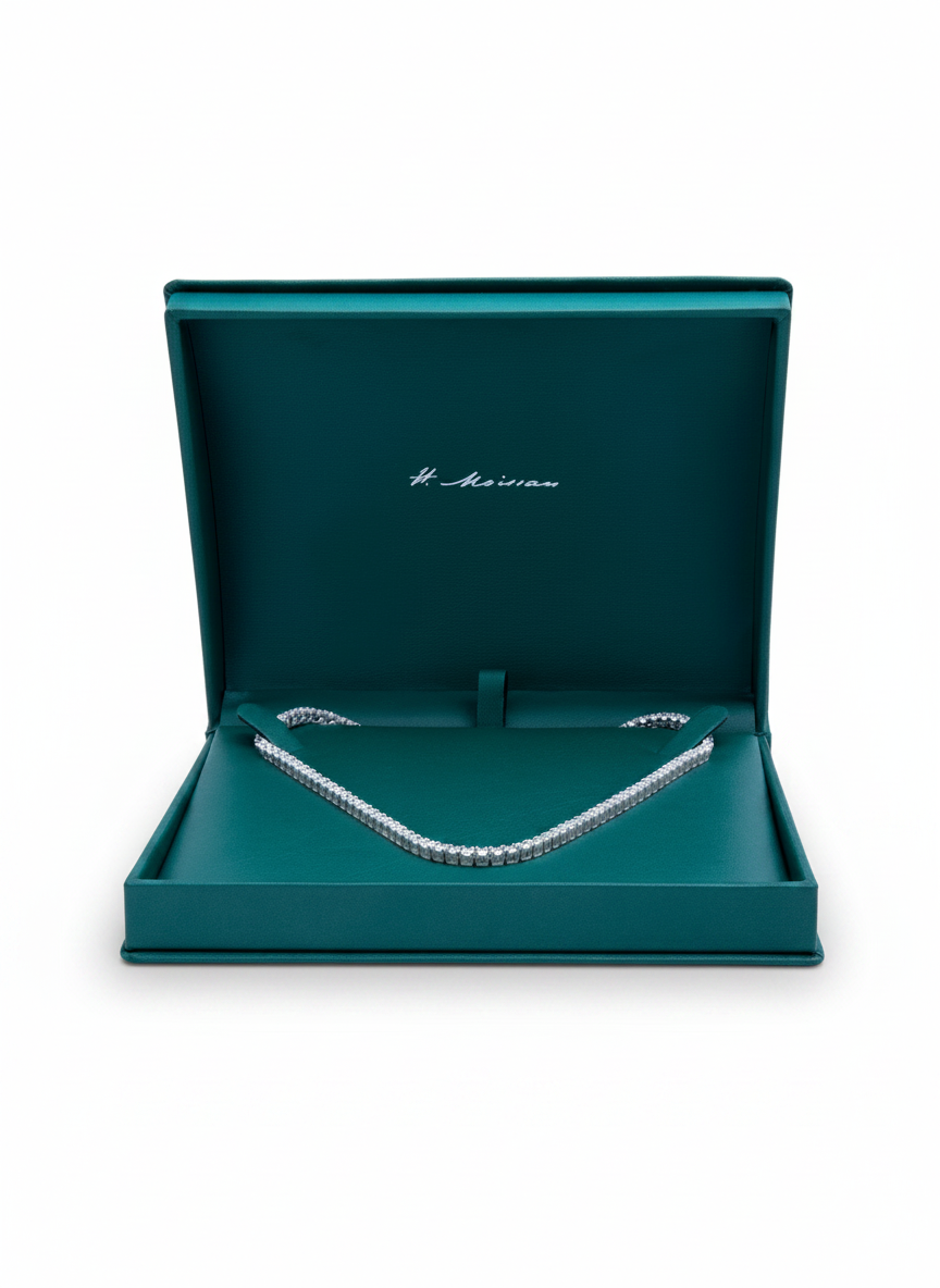 H. Moissan Tennis Necklace