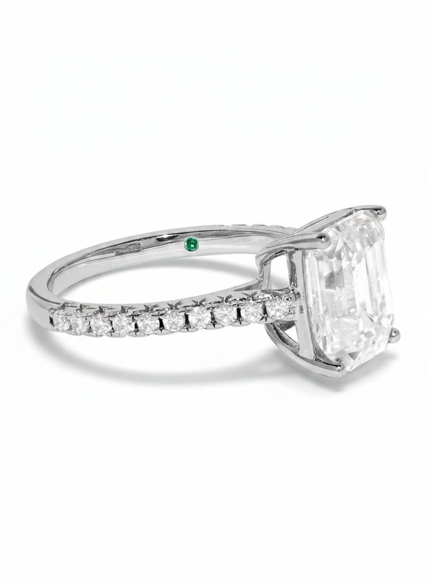 Emerald Cut Engagement Ring