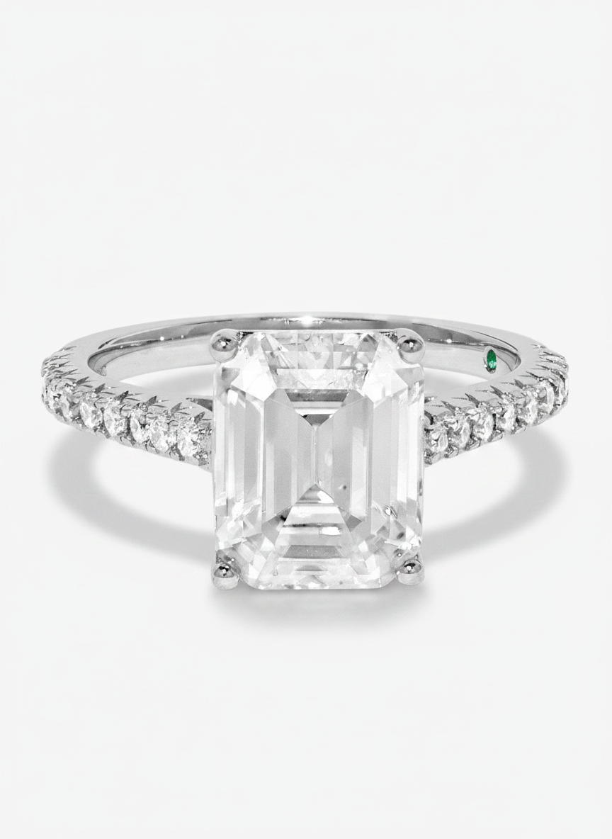 Emerald Cut Engagement Ring